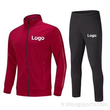 Service OEM Custom Winter Men Gym Polyester Tracksuit